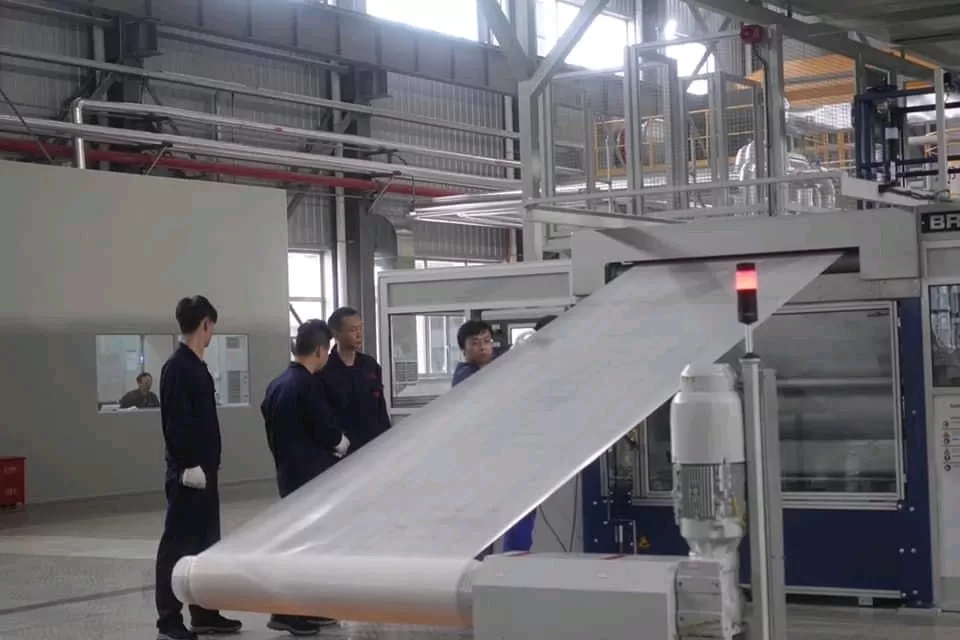 The opening ceremony of BOPP film production line