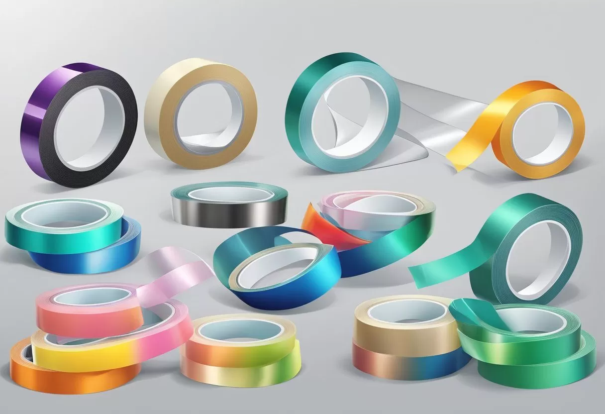 Nano tape is a thin, transparent strip with adhesive on both sides. It can stick to various surfaces and be reused multiple times