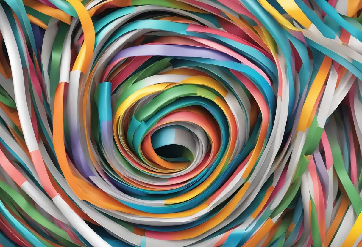 A large roll of PVC tape lies on its side, the end unfurling and curling up slightly. The tape is a vibrant, solid color, and the texture of the roll is smooth and shiny A large roll of PVC tape lies on its side, the end unfurling and curling up slightly. The tape is a vibrant, solid color, and the texture of the roll is smooth and shiny