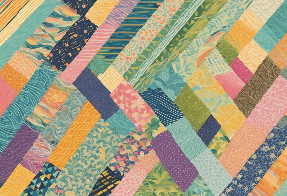 A master roll of washi tape unwinds, revealing intricate patterns and vibrant colors. The history of washi tape is depicted in the design, showcasing its traditional origins and modern popularity